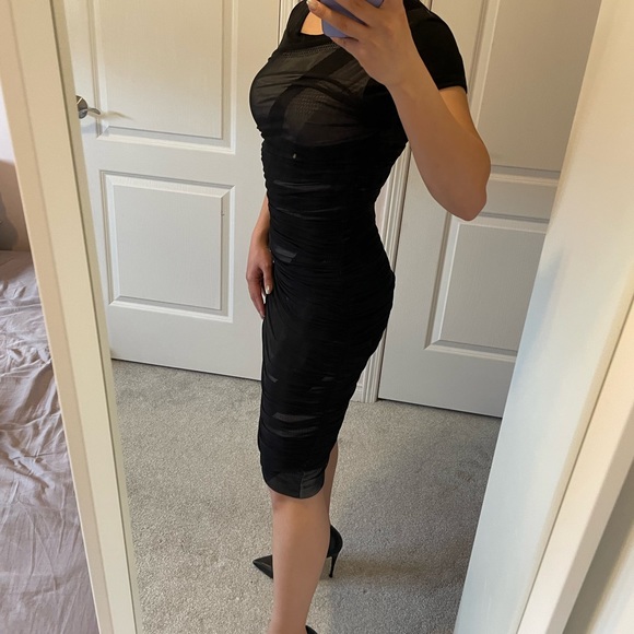 BCBG Bodycon Black Dress Size Small // Used- Good condition - Picture 2 of 10